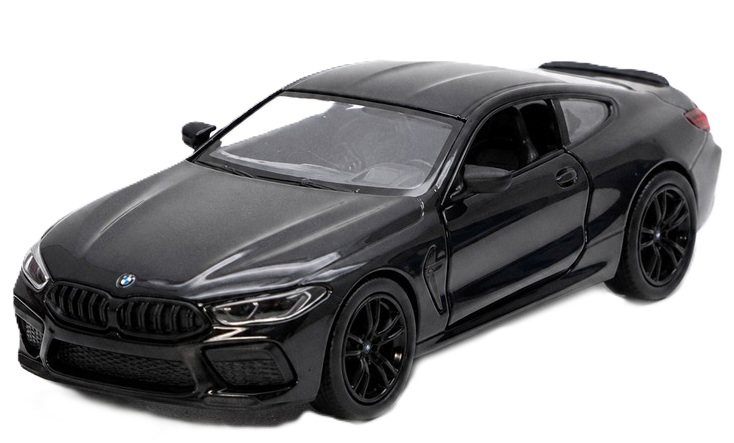 Mașină metalică Kinsmart - BMW Competition Coupe, 1:34, neagră