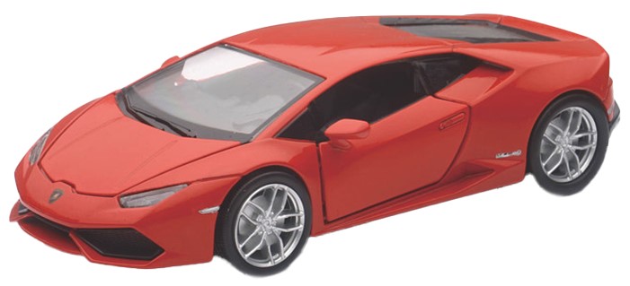 Mașină din metal Newray - Lamborghini Huracan, rosu, 1:24