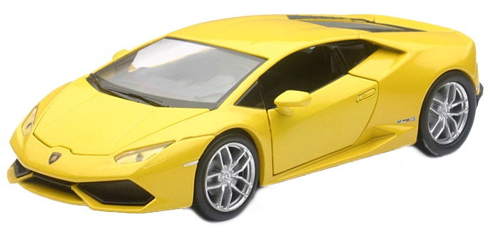 Mașină din metalNewray - Lamborghini Huracan, galben, 1:24