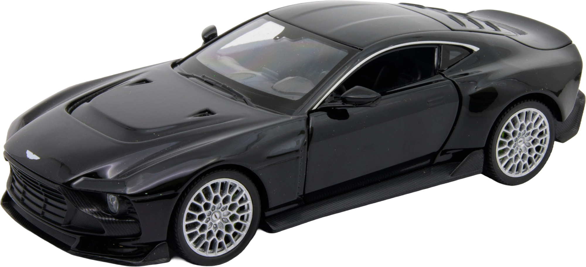 Mașină metalică Welly - Aston Martin Valour, negru, 1:24