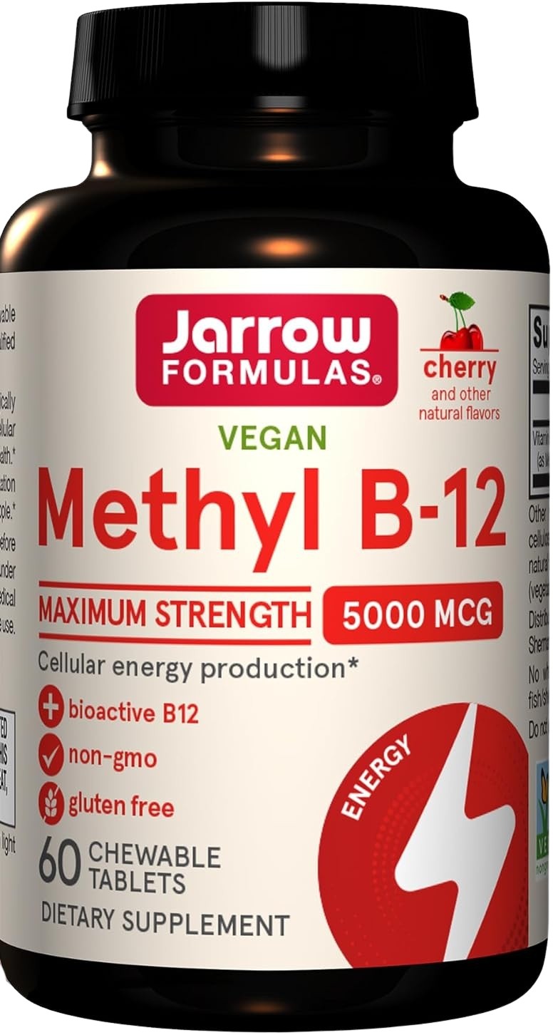 Methyl B-12, 5000 mcg, 60 comprimate masticabile, Jarrow Formulas