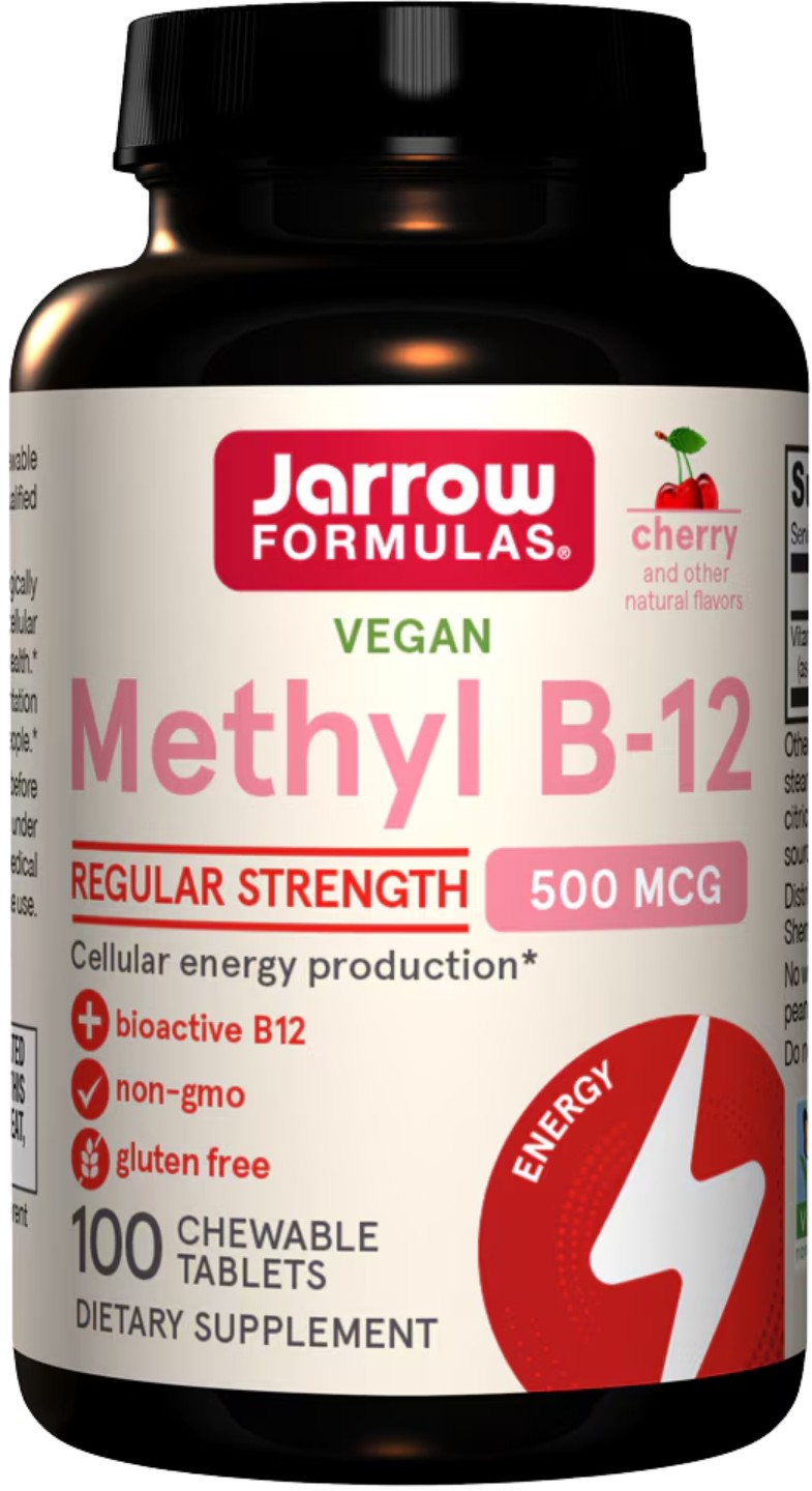 Methyl B-12, 500 mcg, 100 comprimate masticabile, Jarrow Formulas