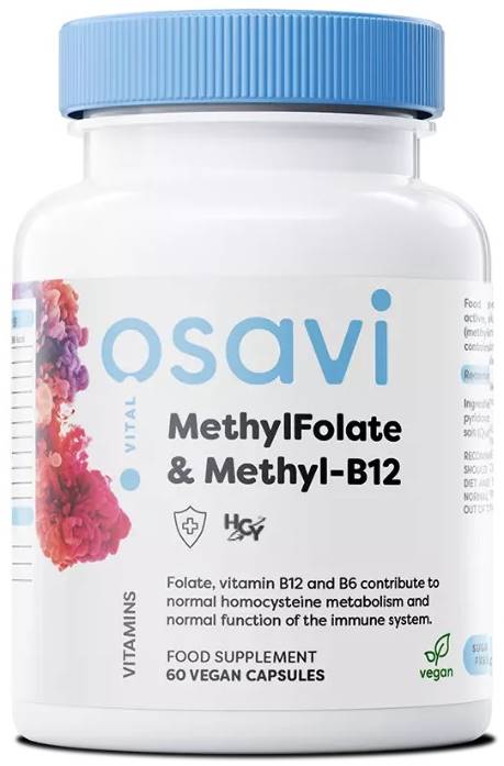 MethylFolate & Methyl-B12, 60 capsule, Osavi