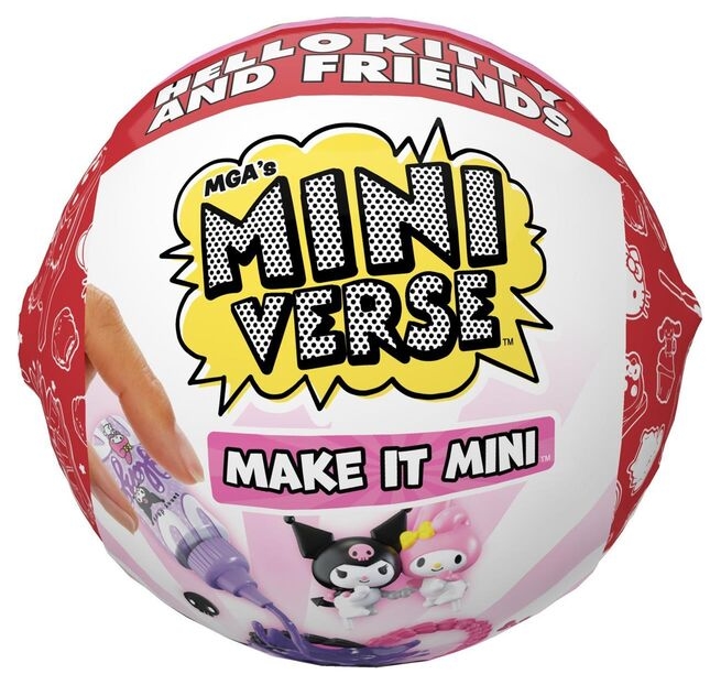 MGA Miniverse: Hello Kitty and Friends - Set pentru prepararea mini mâncării