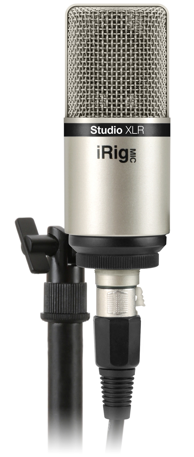 Microfon IK Multimedia - iRig Mic Studio XLR, auriu