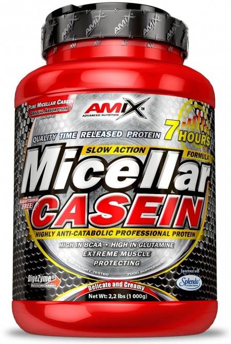 Micellar Casein, vanilie, 1000 g, Amix