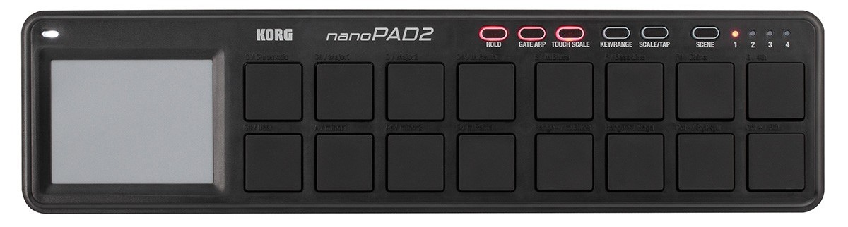MIDI controler Korg - nanoPAD2, negru