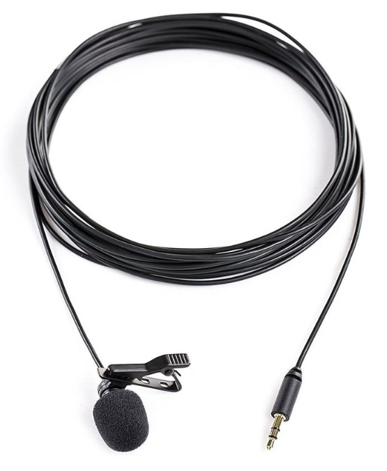 Brosă microfon pentru camere Saramonic - SR-XLM1, neagră