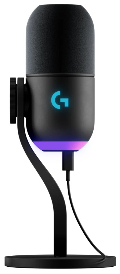 Microfon Logitech - Yeti GX, negru