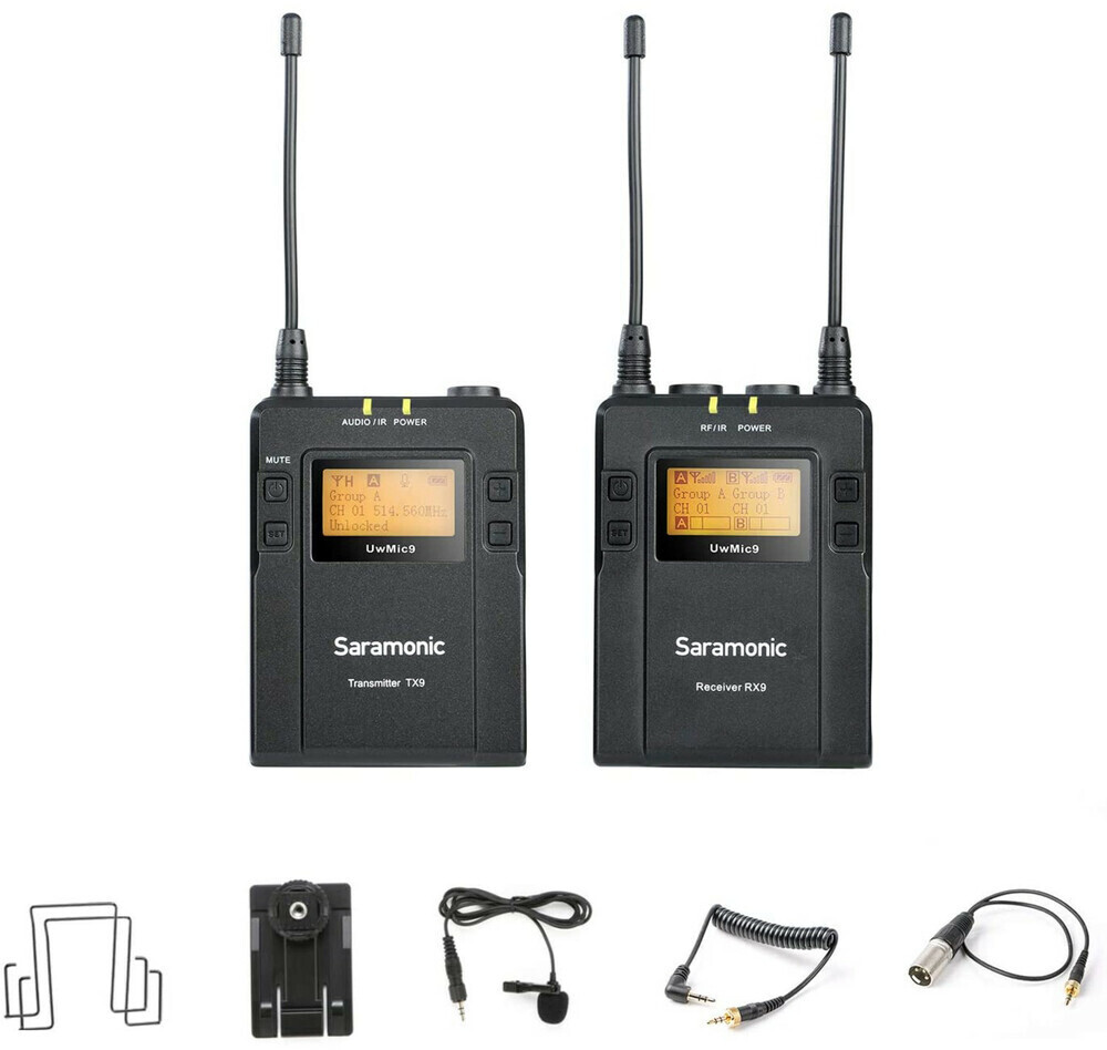 Microfon Saramonic - UwMic9, fără fir, negru