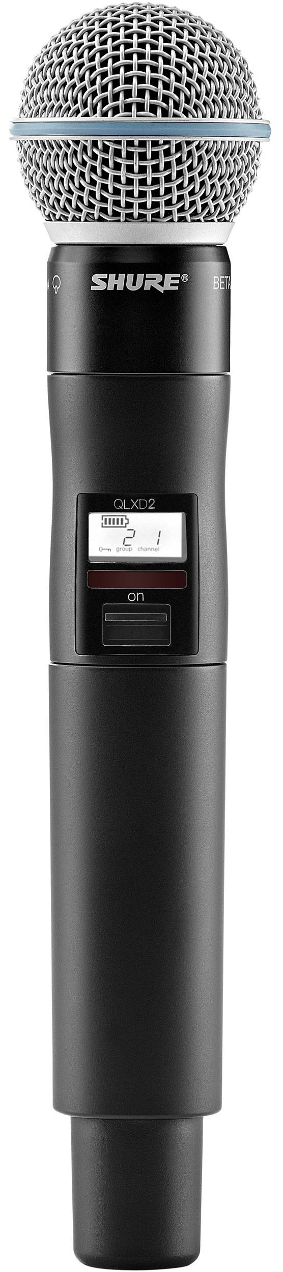 Microfon Shure - QLXD2/B58-K51, fără fir, negru
