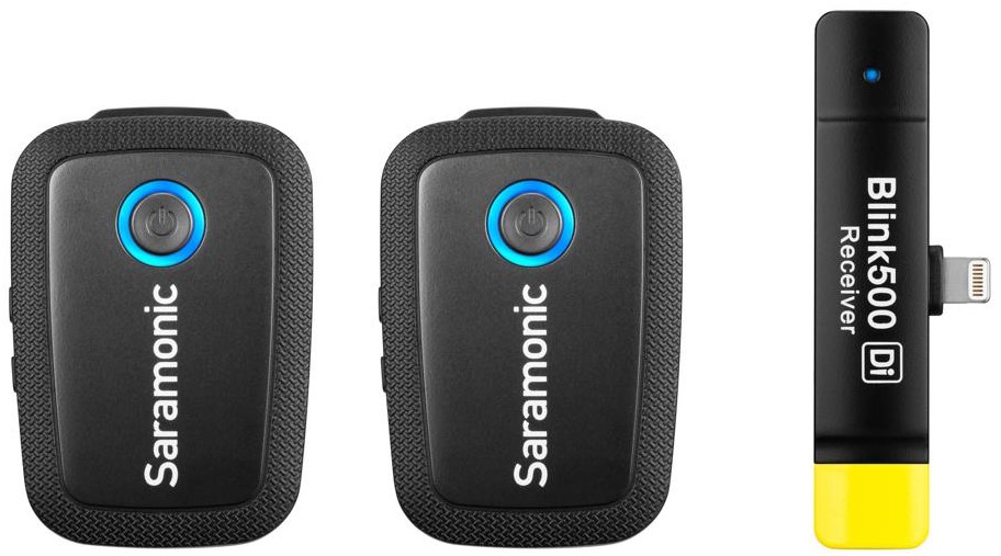 Microfoane Saramonic - Blink500 B4, wireless, 2 buc., negre