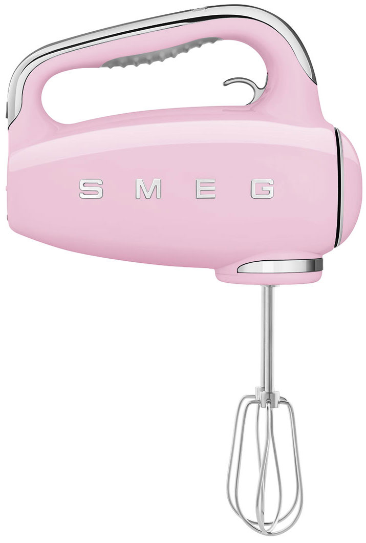 Mixer Smeg - HMF01PKEU, 250W, 9 viteze, roz