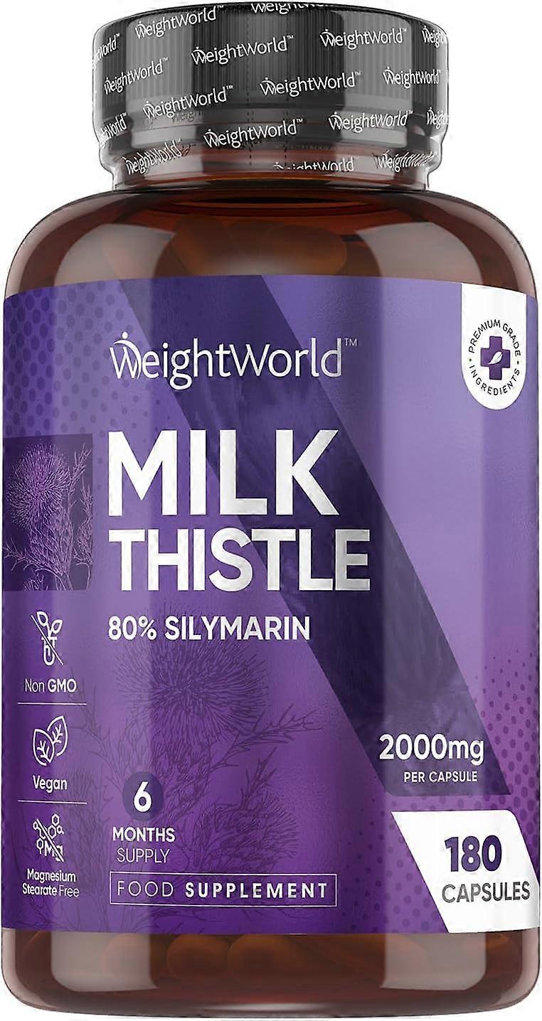 Milk Thistle, 2000 mg, 180 capsule, Weight World