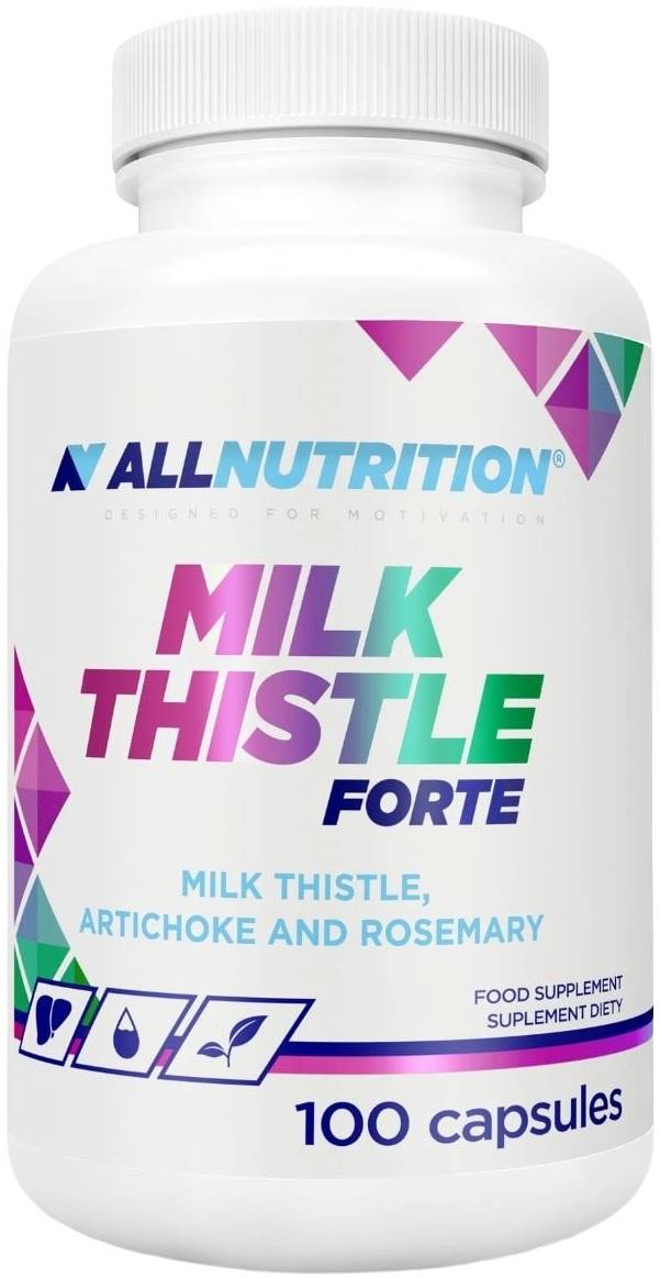 Milk Thistle Forte, 100 capsule, AllNutrition