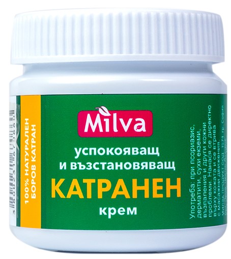 Milva Cremă de gudron, 35 ml