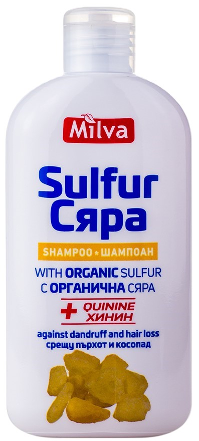 Milva Șampon cu sulf și chinină, 200 ml