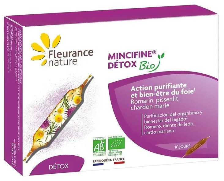 Mincifine Formula detox, 10 fiole, Fleurance Nature