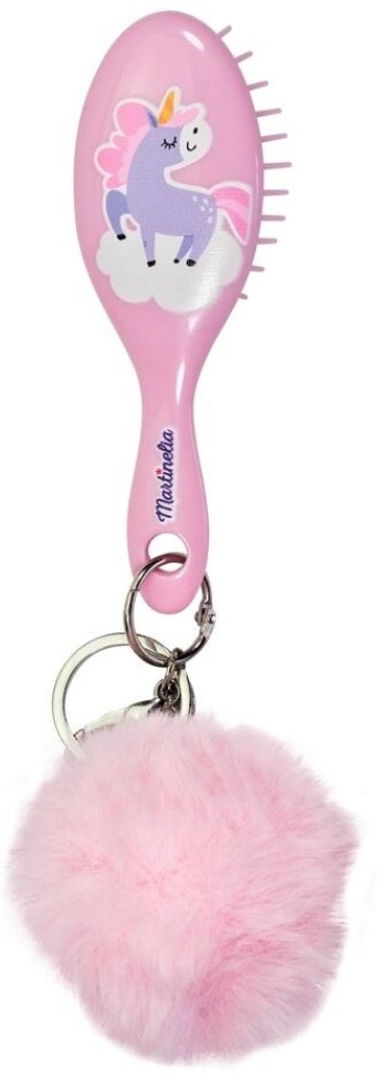 Mini perie de par cu pompon Martinelia Little Unicorn - Sortiment