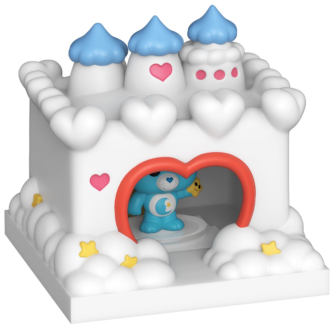 Mini-figurină Funko Bitty POP! Towns: Care Bears - Bedtime Bear and The Care-A-Lot Castle