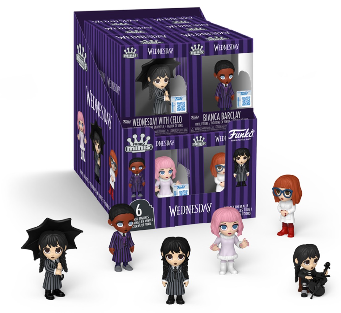 Mini-figurină Funko Minis - Wednesday (Random), sortiment