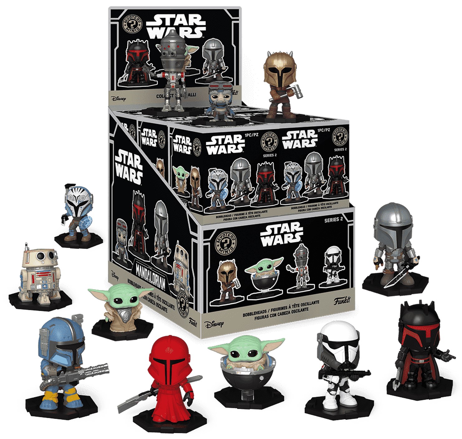 Mini figură  Funko Television: The Mandalorian - Mystery Minis Blind Box