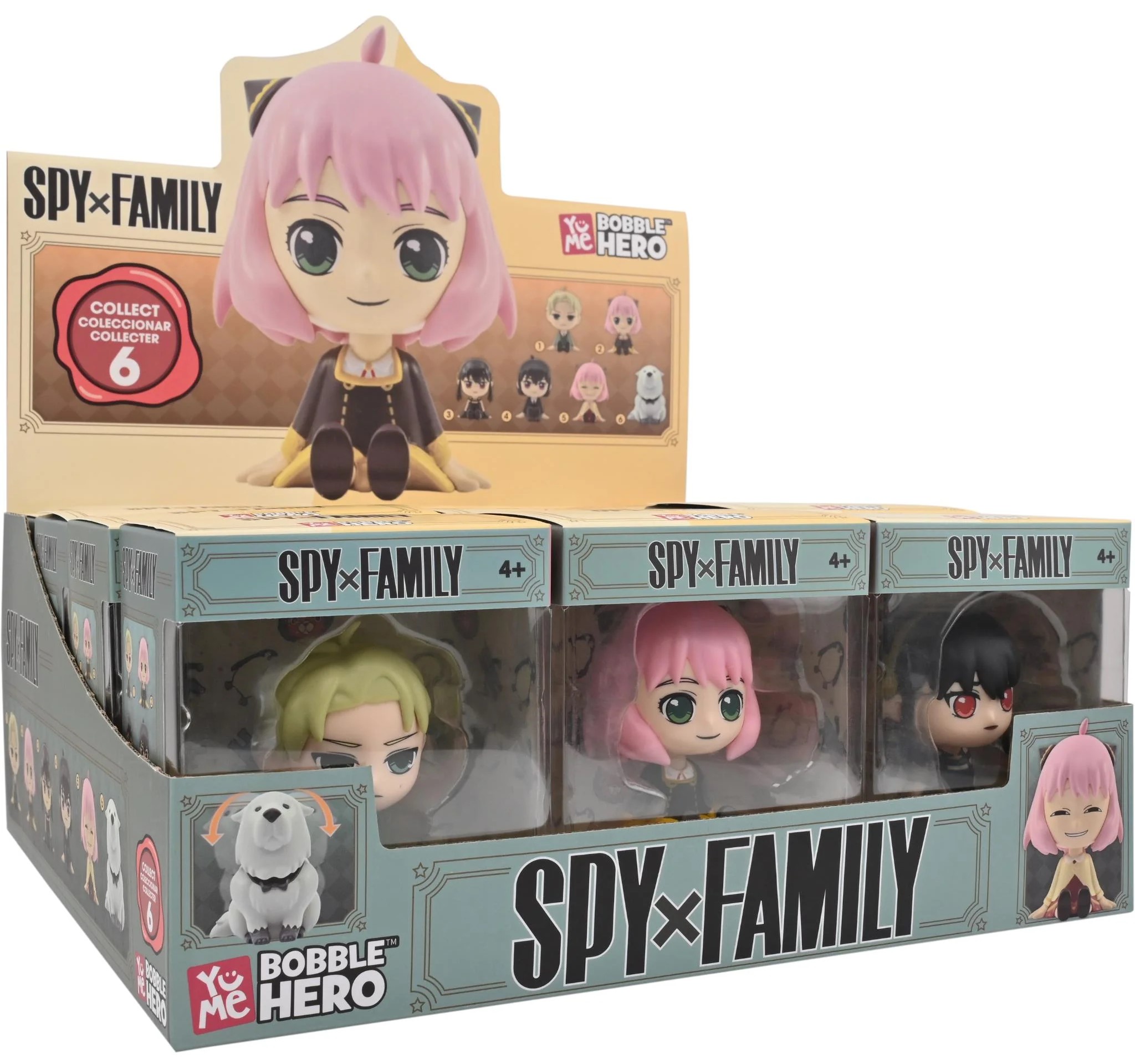 Figurină mini YuMe Animation: Spy x Family - Bobble Hero, sortiment