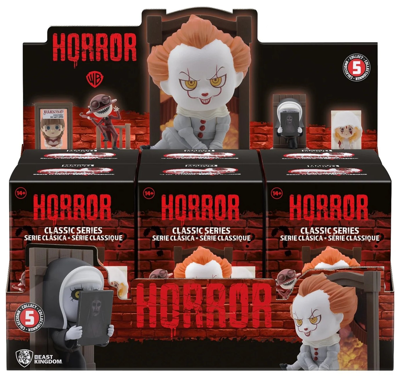 Mini-figurină YuMe Movies: Horror - Classic Series, 9 cm, Sortiment
