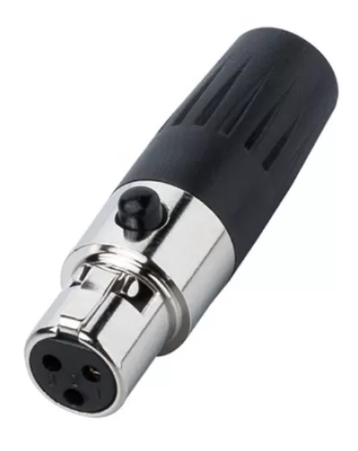 Bespeco Mini Canon - XLR3FXS, negru