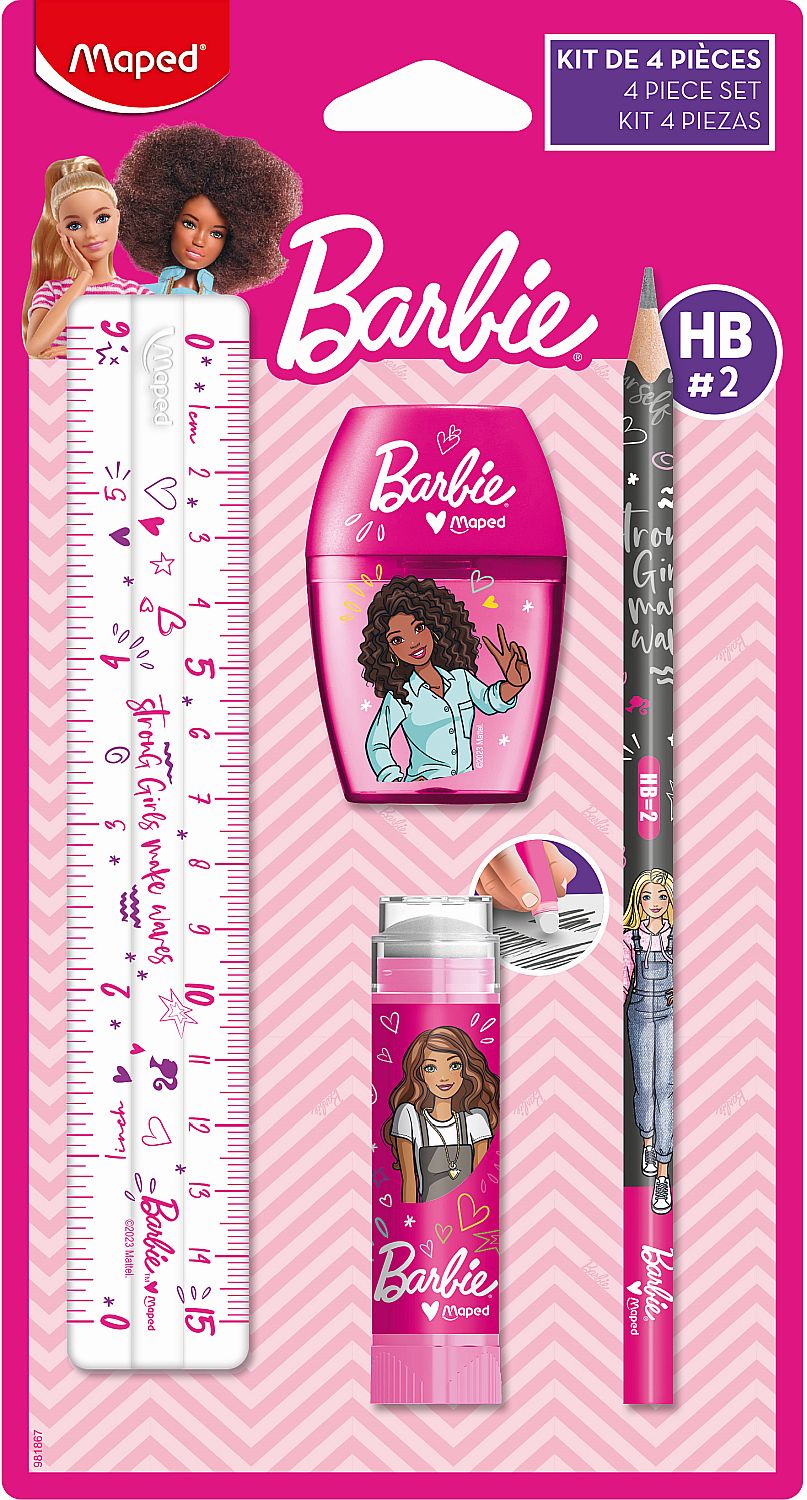 Mini set de pictură Maped Barbie - 4 piese