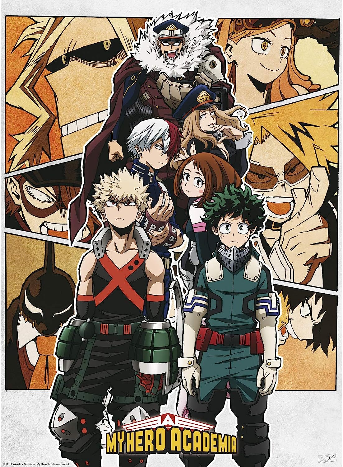 Mini poster GB eye Animation: My Hero Academia - Group
