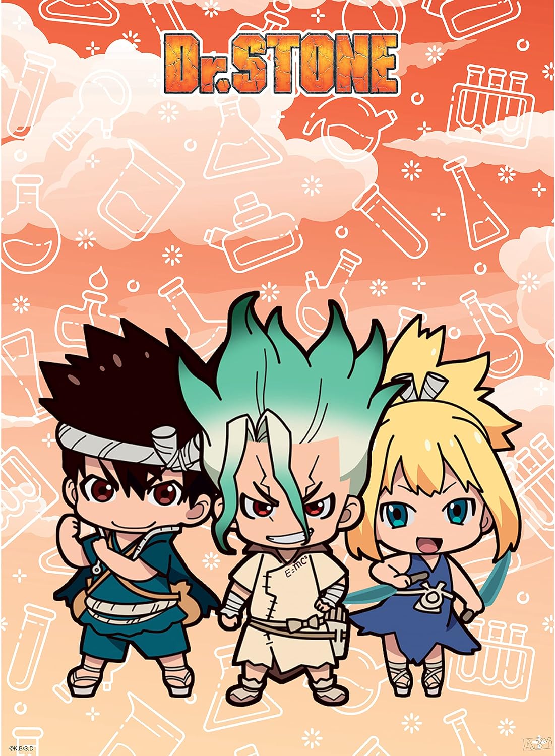 Poster mini GB eye Animation: Dr. Stone - Senku,Kohaku &amp; Chrome