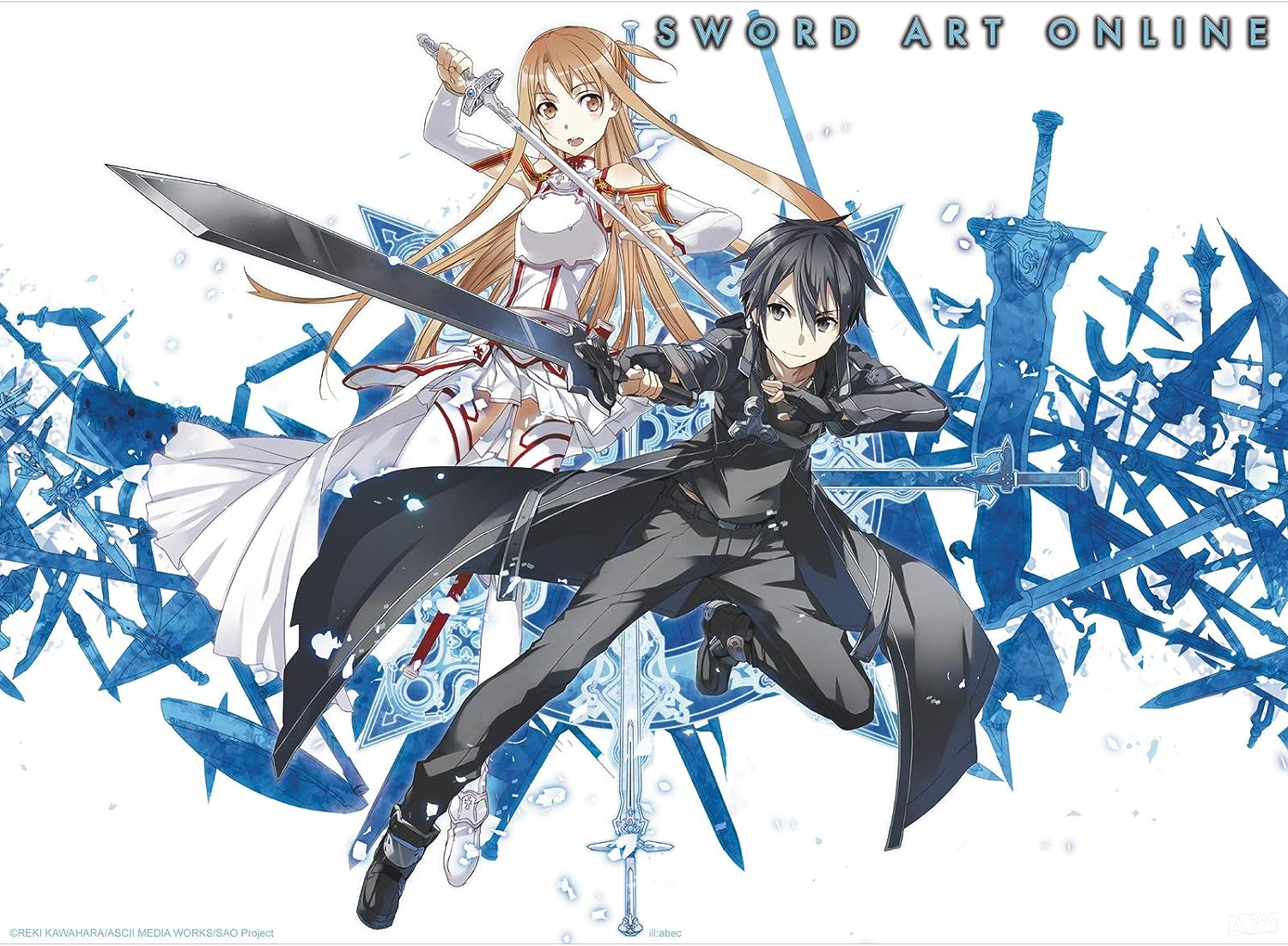 Mini poster GB eye Animation: Sword Art Online - Asuna &amp; Kirito