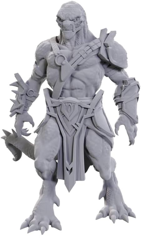 Miniatură Wizkids Games: Dungeons & Dragons - Draconian Mastermind (Nolzur's Marvelous Unpainted Miniatures)