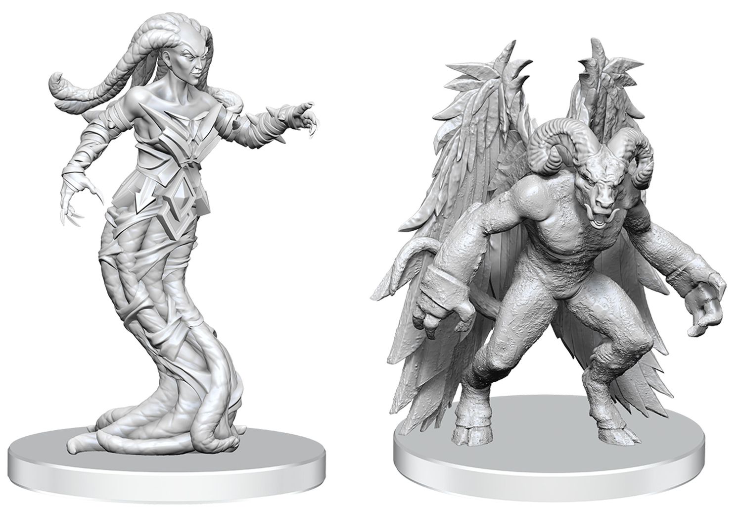Miniatură Wizkids Games: Pathfinder Deepcuts - Gylou (Handmaiden Devil) &amp; Ferrugon (Rust Devil)