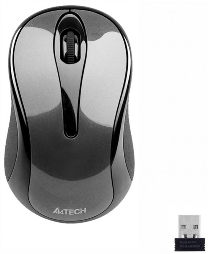 Mouse A4tech - G3-280N, optic, wireless, gri