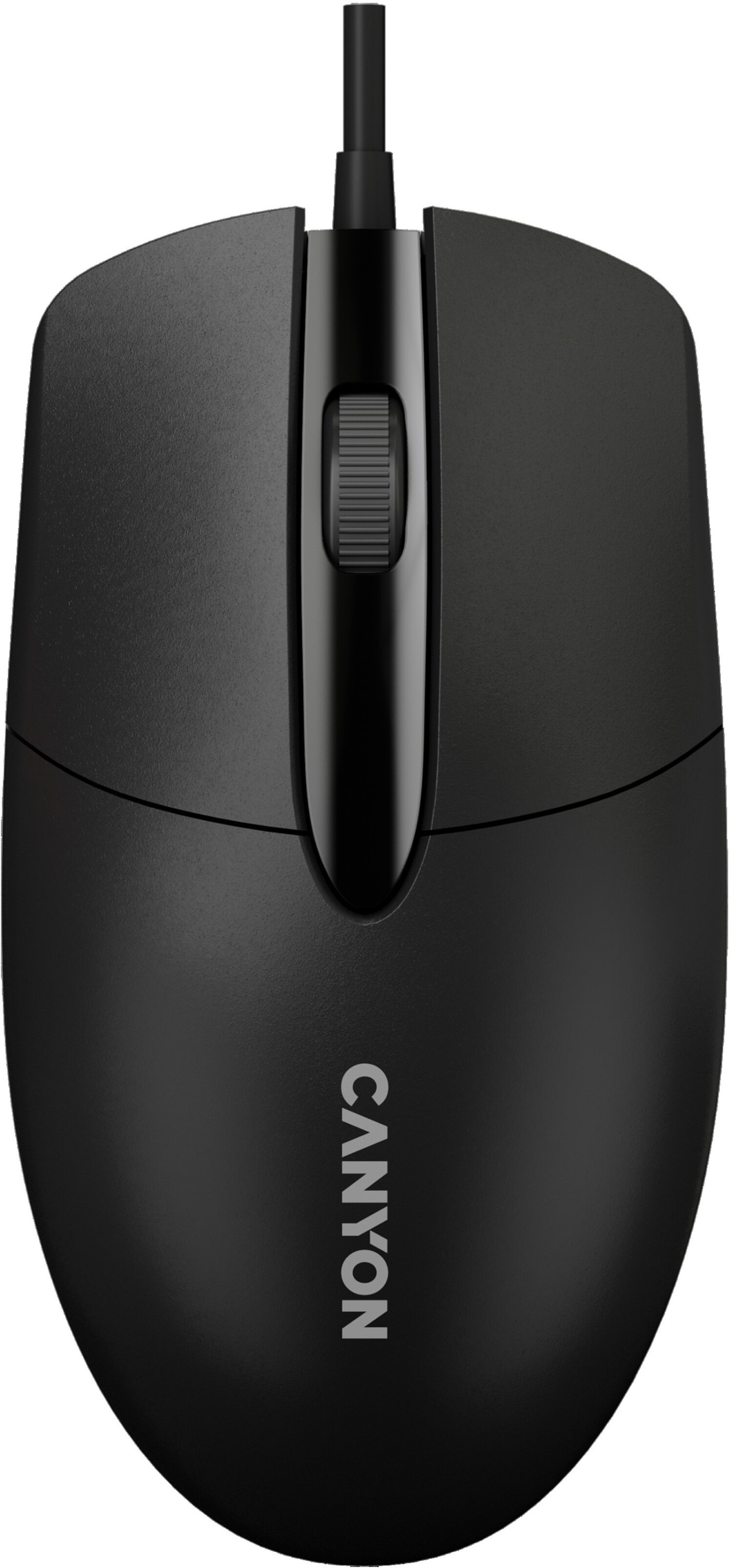 Mouse Canyon - M-5, optic, negru