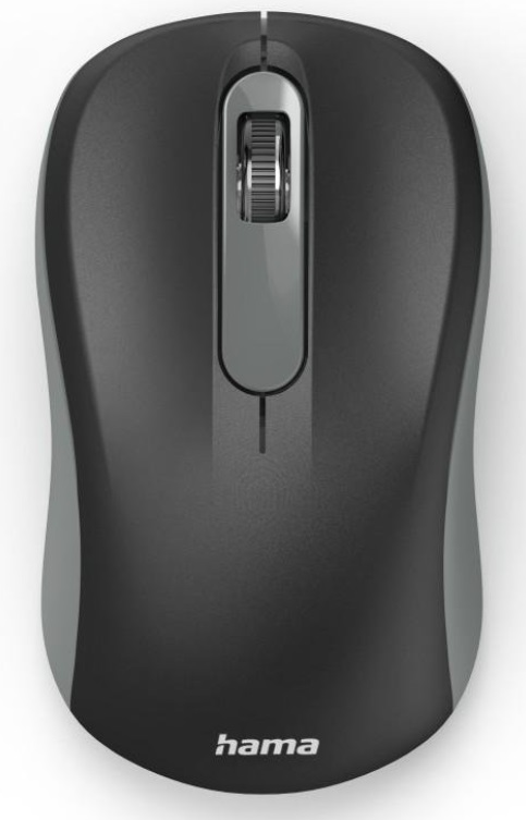 Mouse Hama - AMW-200, optic, wireless, gri/negru