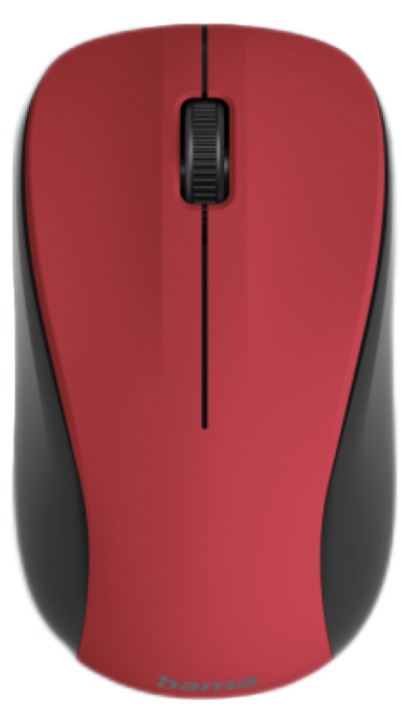 Mouse Hama - MW-300 V2, optic, wireless, roșu