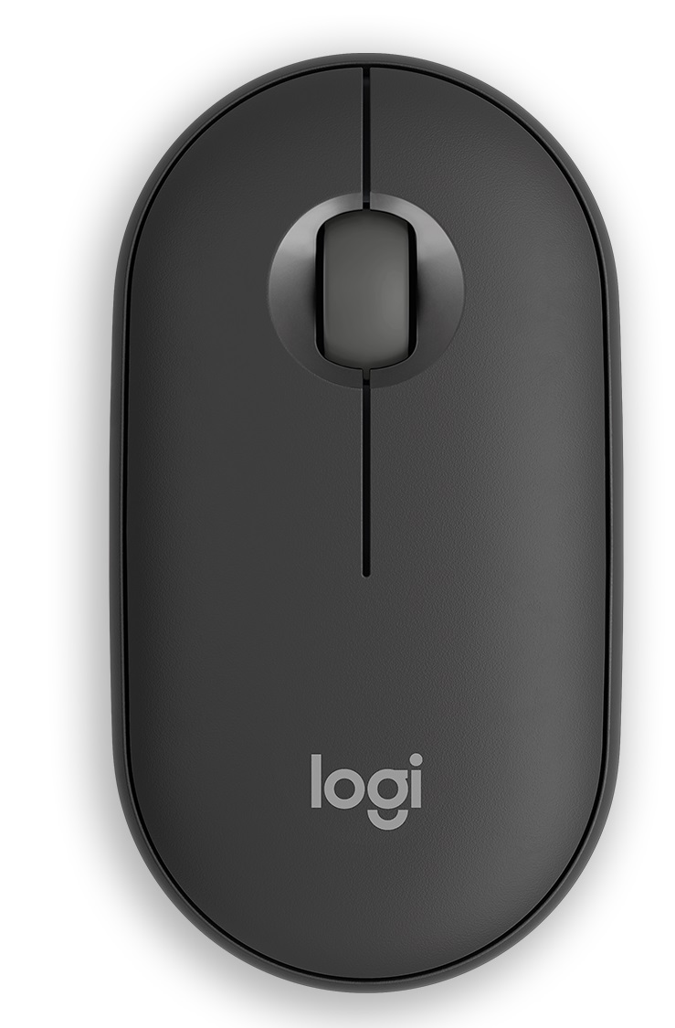 Mouse Logitech - Pebble Mouse 2 M350s, optic, fără fir, grafit