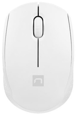 Mouse Natec - Stork, optic, wireless, alb