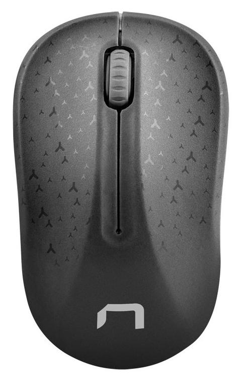 Mouse Natec - Toucan, optică, wireless, neagră/gri
