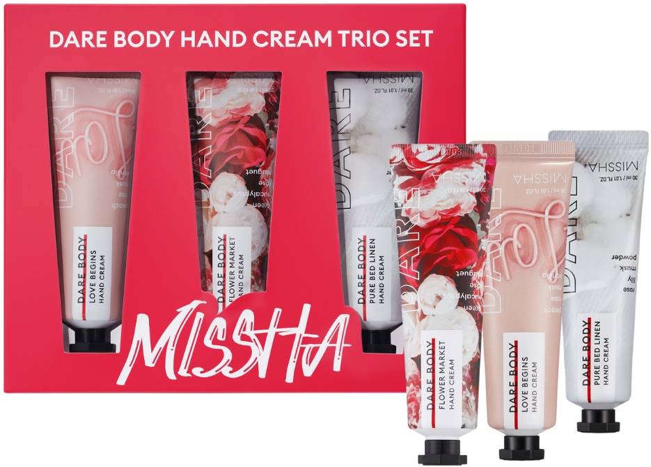 Missha Dare Body Set - Creme de mâini, 3 х 30 ml