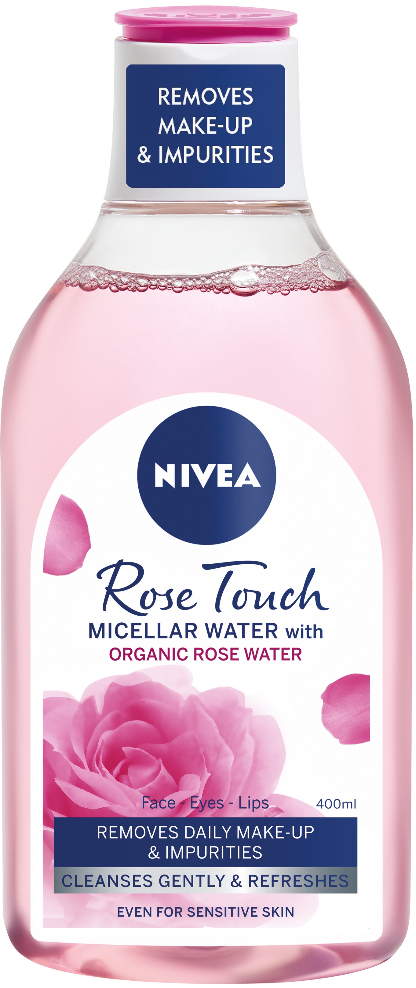 Nivea Rose Touch Apă micelară, 400 ml