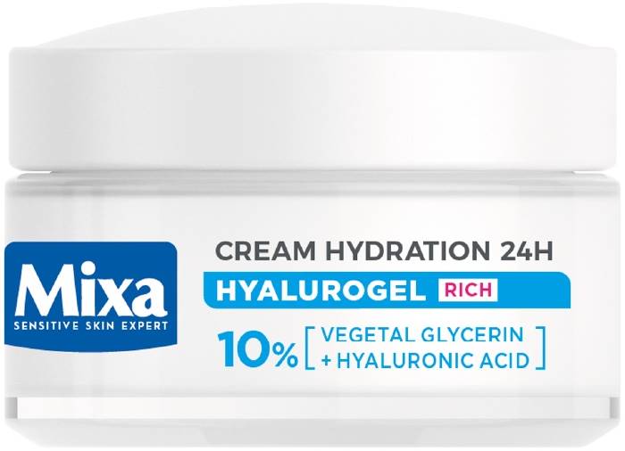 Mixa Hyalurogel Crema de față bogată, 50 ml
