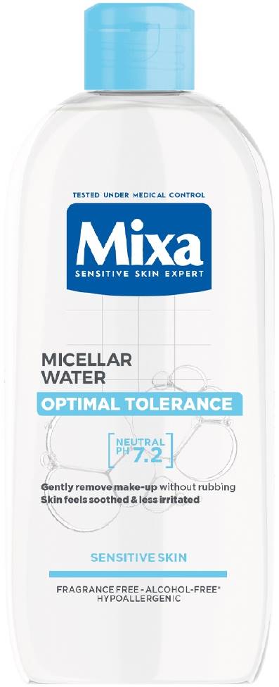 Apa micelara pentru ten sensibil si reactiv Optimal Tolerance, 400 ml, Mixa - imagine 2