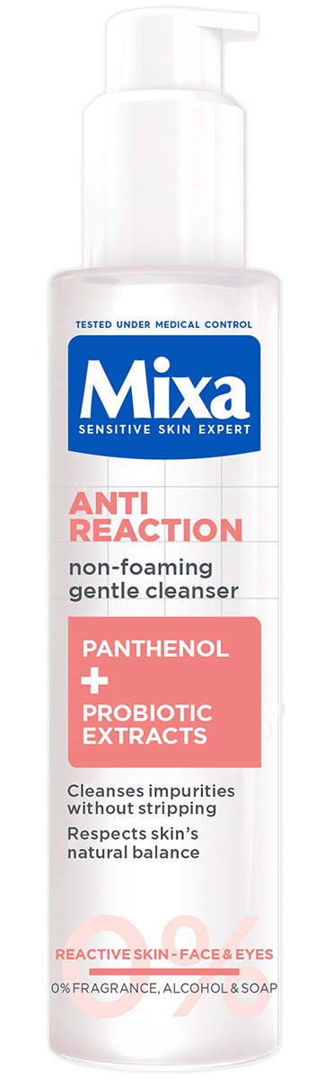 Mixa Gel de curățare facială Anti-Reaction, 150 ml