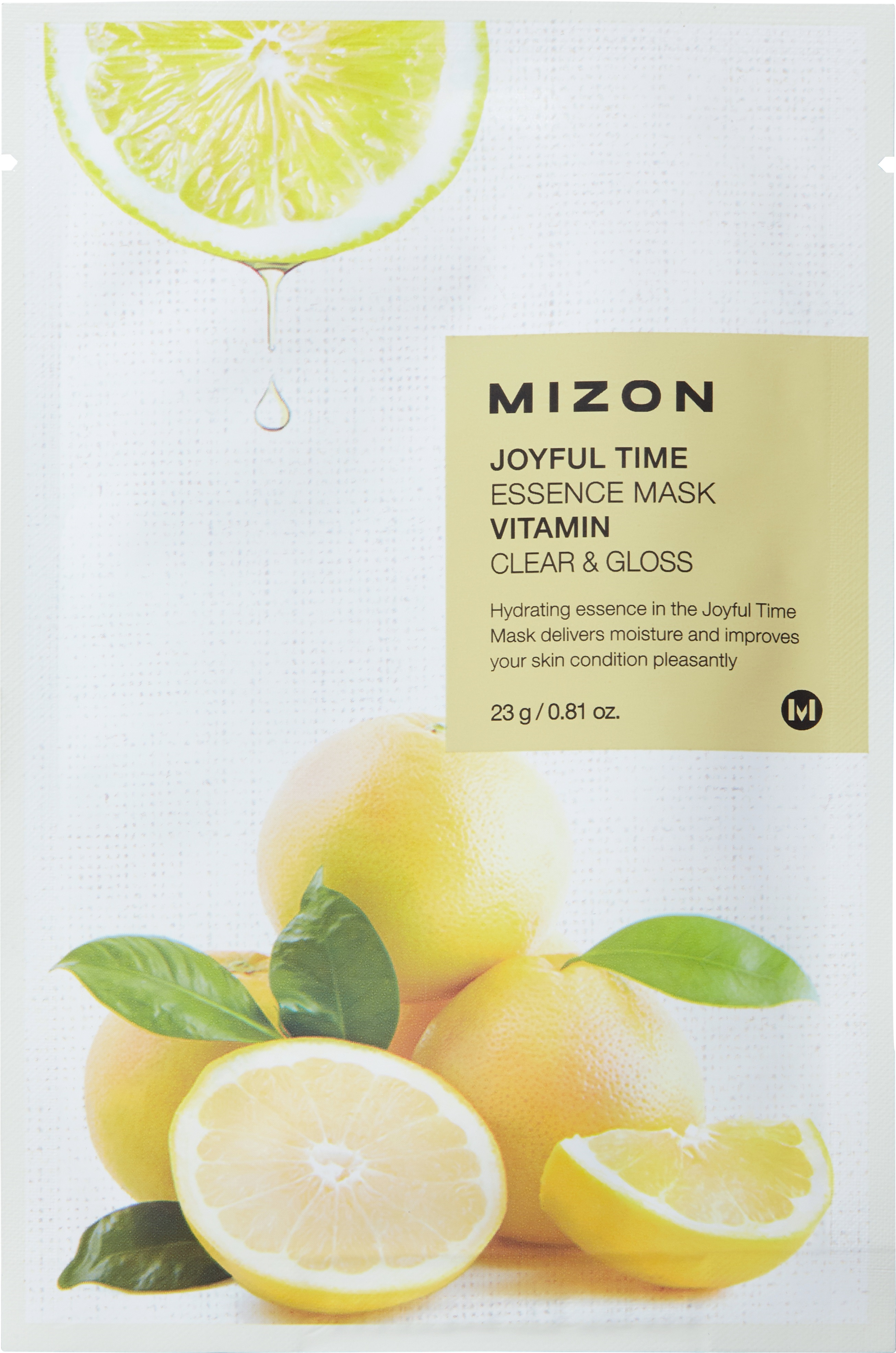 Mizon Joyful Time Mască de față cu folie Vitamin, 23 g