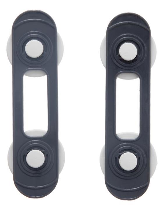 Protecție multifuncțională BabyJem - Mini, 2 bucăți, Antracit