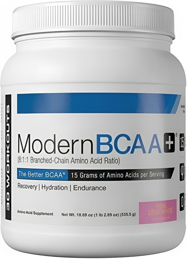 Modern BCAA Plus, limonadă roz, 535 g, USP Labs